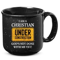 Christian Under Construction Funny Christian 15oz Campfire Ceramic Mug