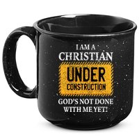 Christian Under Construction Funny Christian 15oz Campfire Ceramic Mug