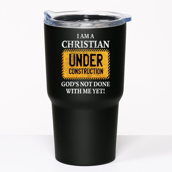 Christian Under Construction Funny Christian Tumbler