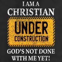 Christian Under Construction Funny Christian Golf Towel