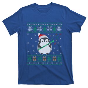 Clarinet Ugly Christmas Sweater Penguin Xmas Family Matching Cool Gift T-Shirt