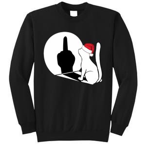 Cat Ugly Christmas Funny Merry Christmas Cat Hate Christmas Sweatshirt