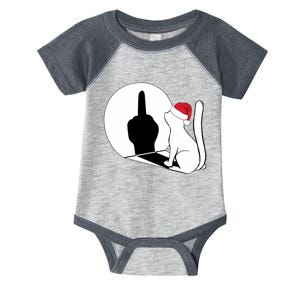 Cat Ugly Christmas Funny Merry Christmas Cat Hate Christmas Infant Baby Jersey Bodysuit