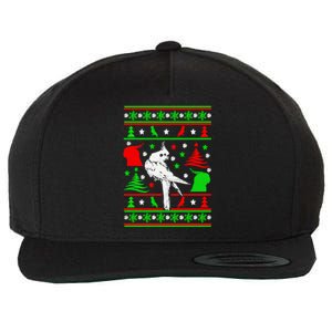 Cockatiel Ugly Christmas Wool Snapback Cap