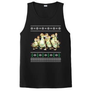 Christmas Ugly Duck Xmas Tree Funny Farmer Funny Gift PosiCharge Competitor Tank