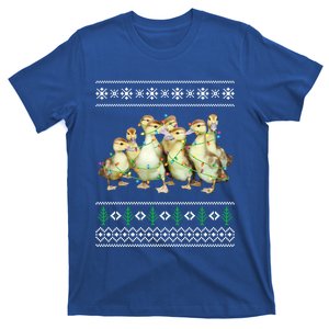 Christmas Ugly Duck Xmas Tree Funny Farmer Funny Gift T-Shirt