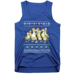 Christmas Ugly Duck Xmas Tree Funny Farmer Funny Gift Tank Top