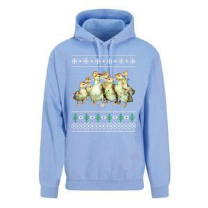 Christmas Ugly Duck Xmas Tree Funny Farmer Funny Gift Unisex Surf Hoodie