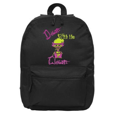 Cool Unique Down With The Clown ICP For Him 16 in Basic Backpack
