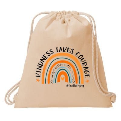 Courageous Unity Day Stand Against Bullying with Orange Drawstring Bag