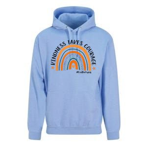 Courageous Unity Day Stand Against Bullying with Orange Unisex Surf Hoodie