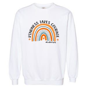 Courageous Unity Day Stand Against Bullying with Orange Garment-Dyed Sweatshirt