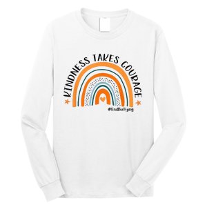 Courageous Unity Day Stand Against Bullying with Orange Long Sleeve Shirt