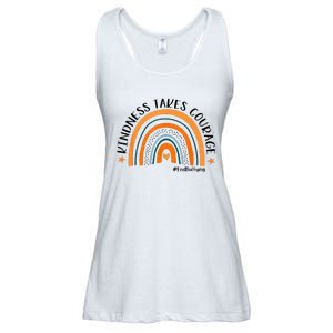 Courageous Unity Day Stand Against Bullying with Orange Ladies Essential Flowy Tank