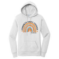 Courageous Unity Day Stand Against Bullying with Orange Women's Pullover Hoodie