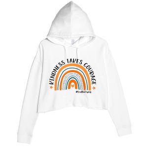 Courageous Unity Day Stand Against Bullying with Orange Crop Fleece Hoodie