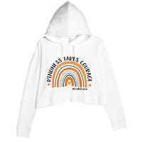 Courageous Unity Day Stand Against Bullying with Orange Crop Fleece Hoodie