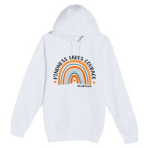 Courageous Unity Day Stand Against Bullying with Orange Premium Pullover Hoodie