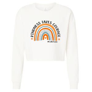 Courageous Unity Day Stand Against Bullying with Orange Cropped Pullover Crew