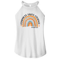 Courageous Unity Day Stand Against Bullying with Orange Women's Perfect Tri Rocker Tank