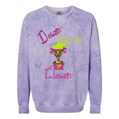 Cool Unique Down With The Clown Icp Design For Him Colorblast Crewneck Sweatshirt