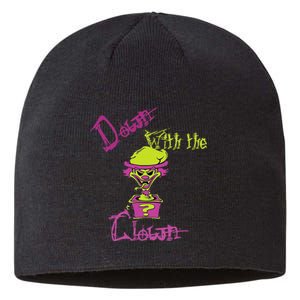 Cool Unique Down With The Clown Icp Design For Him Sustainable Beanie