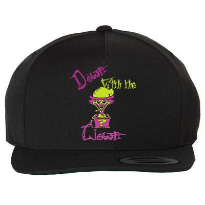 Cool Unique Down With The Clown Icp Design For Him Wool Snapback Cap