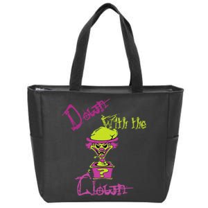 Cool Unique Down With The Clown Icp Design For Him Zip Tote Bag