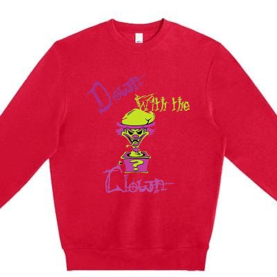 Cool Unique Down With The Clown Icp Design For Him Premium Crewneck Sweatshirt