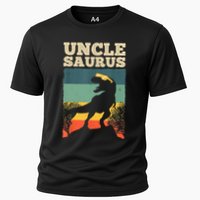 Cool Uncle Design For Uncle Men Family Great Uncle Dinosaur Cooling Performance Crew T-Shirt