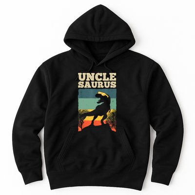 Cool Uncle Design For Uncle Men Family Great Uncle Dinosaur Hoodie