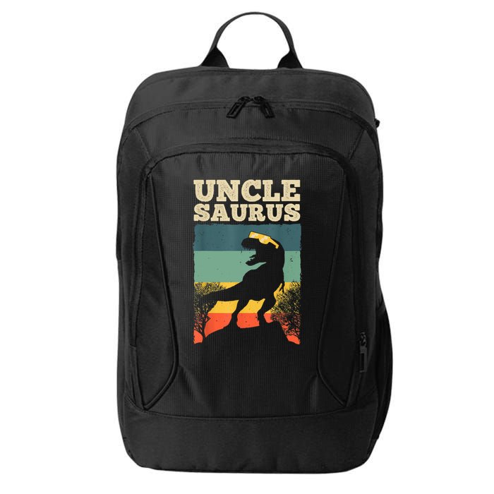 Cool Uncle Design For Uncle Men Family Great Uncle Dinosaur City Backpack