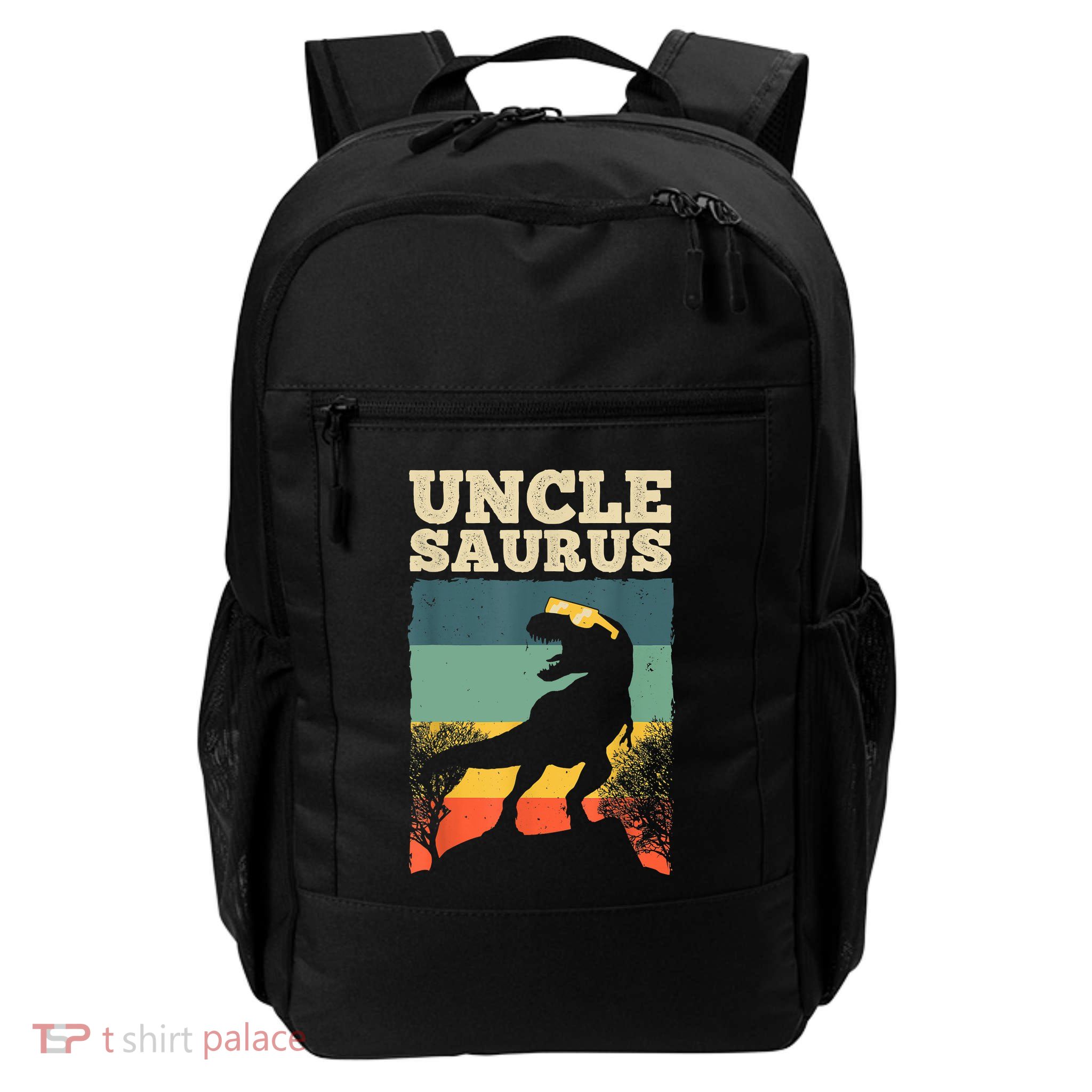 Cool Uncle Design For Uncle Men Family Great Uncle Dinosaur Backpack