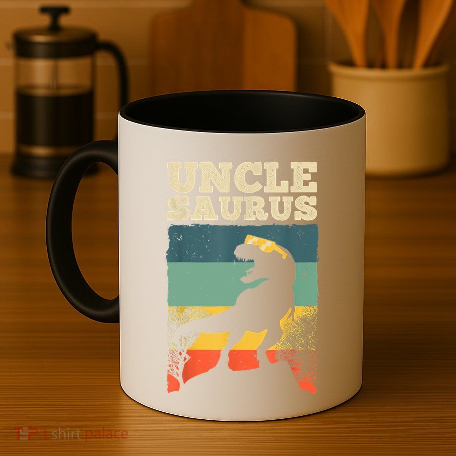 Cool Uncle Design For Uncle Men Family Great Uncle Dinosaur Mug