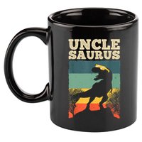 Cool Uncle Design For Uncle Men Family Great Uncle Dinosaur 11oz C Handle Ceramic Mug