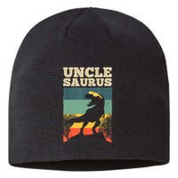Cool Uncle Design For Uncle Men Family Great Uncle Dinosaur Sustainable Beanie