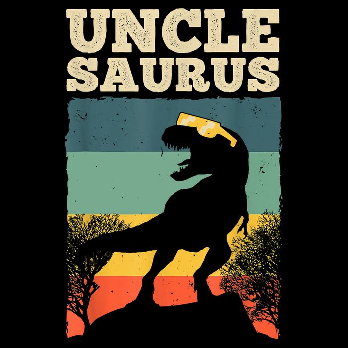 Cool Uncle Design For Uncle Men Family Great Uncle Dinosaur Sustainable Beanie