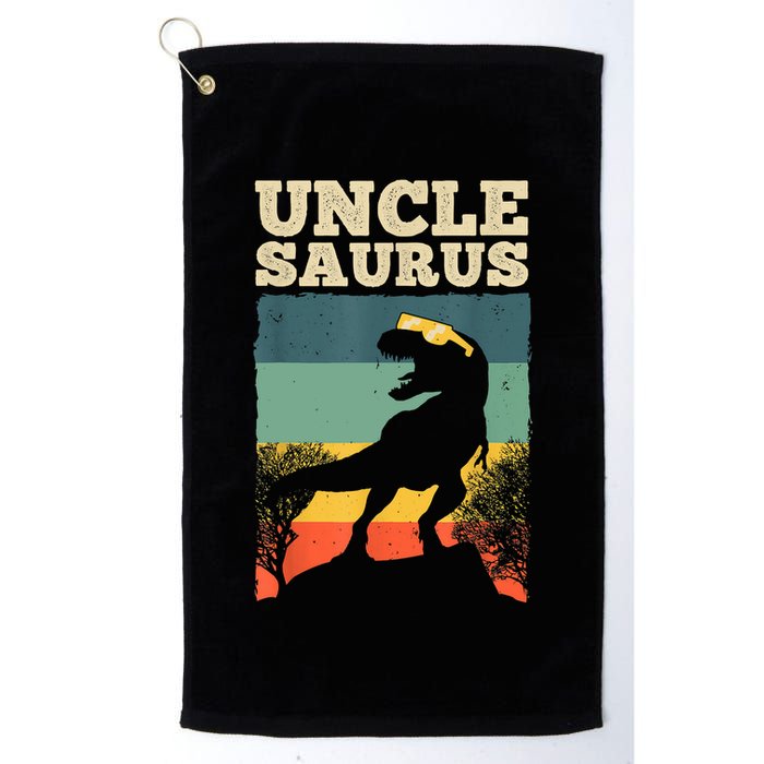 Cool Uncle Design For Uncle Men Family Great Uncle Dinosaur Golf Towel