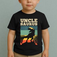 Cool Uncle Design For Uncle Men Family Great Uncle Dinosaur Toddler T-Shirt