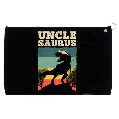 Cool Uncle Design For Uncle Men Family Great Uncle Dinosaur Grommeted Golf Towel