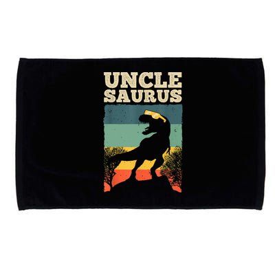 Cool Uncle Design For Uncle Men Family Great Uncle Dinosaur Microfiber Hand Towel