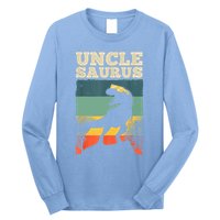 Cool Uncle Design For Uncle Men Family Great Uncle Dinosaur Long Sleeve Shirt