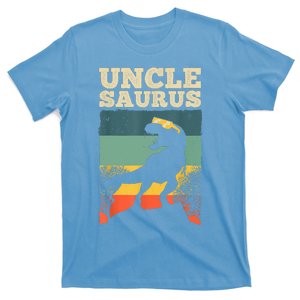 Cool Uncle Design For Uncle Men Family Great Uncle Dinosaur T-Shirt