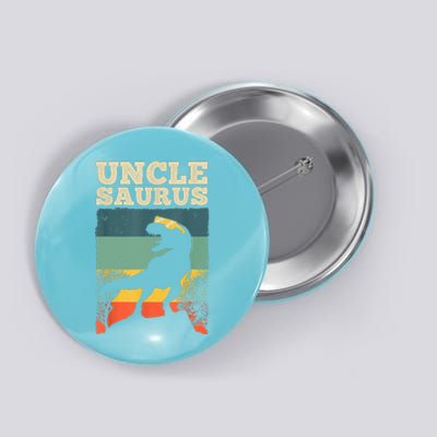 Cool Uncle Design For Uncle Men Family Great Uncle Dinosaur Button