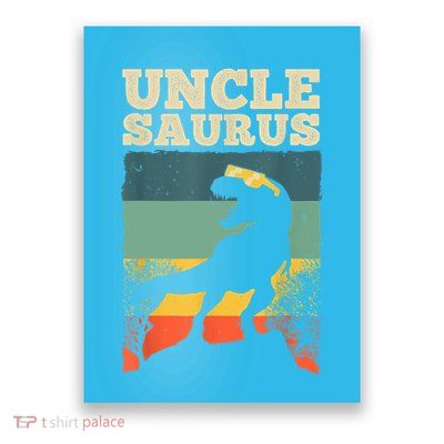 Cool Uncle Design For Uncle Men Family Great Uncle Dinosaur Poster