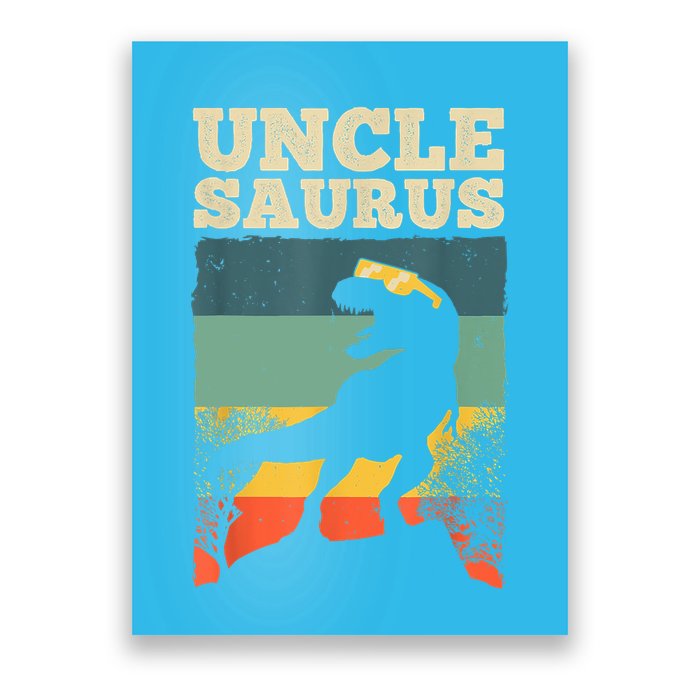 Cool Uncle Design For Uncle Men Family Great Uncle Dinosaur Poster