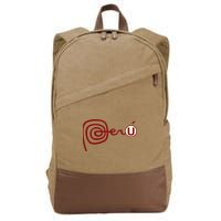 Club U.N.I.V.E.R.S.I.T.A.R.I.O De Deportes Peru Futbol Soccer Cotton Canvas Backpack
