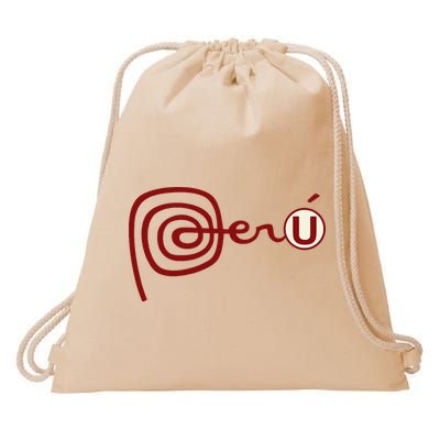 Club U.N.I.V.E.R.S.I.T.A.R.I.O De Deportes Peru Futbol Soccer Drawstring Bag