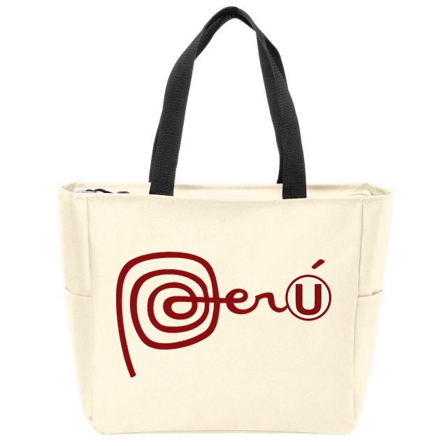 Club U.N.I.V.E.R.S.I.T.A.R.I.O De Deportes Peru Futbol Soccer Zip Tote Bag