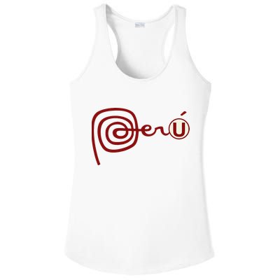 Club U.N.I.V.E.R.S.I.T.A.R.I.O De Deportes Peru Futbol Soccer Ladies PosiCharge Competitor Racerback Tank